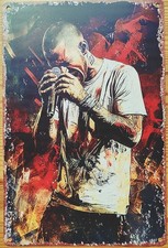 Alu Blechschild, 20x30cm, Linkin Park, Chester Bennington, Versandkostenfrei