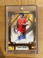 Topps Liverpool Team Set 23/24 Kevin Keegan Gold Drip Insert Auto Legend