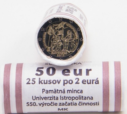 Rolle münzen 2 euro - 2,