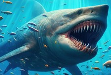 Retro Blechschild HAI SHARK