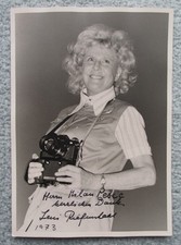 Hand Signierte Leni RIefenstahl Autogrammkarte 1973 Orginal