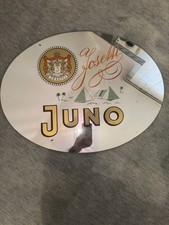 Alter Juno Zigaretten Werbespiegel sehr gut erhalten  62 cm x 48 cm