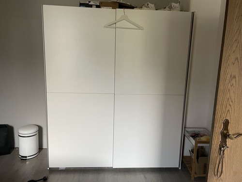 Schwebetürenschrank weiß - schwebetürenschrank,