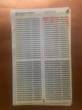 MECANORMA wie LETRASET -- HAAS