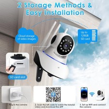 JORTAN 1080P WiFi Innenkamera 360° Home & Babyphone mit 2-Wege Audio