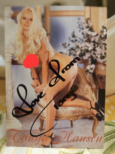 Tanja hansen handsignierte - hansen,,