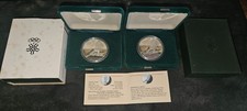 2 x  20 Dollar Kanada Olympiade Calgary 1988 - PP - Silber
