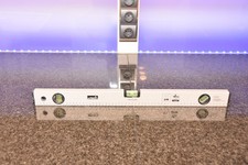 MyProject® Wasserwaage 60cm Alu elox 3 Libellen Endgummikappen