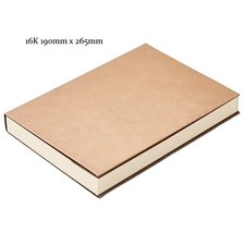 Kraft Notizbuch leer braun