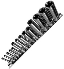 14 x Lange Stecknuss aussen TORX Nüsse E-PROFIL E4-E24 (1/4" 3/8" 1/2" Antrieb)