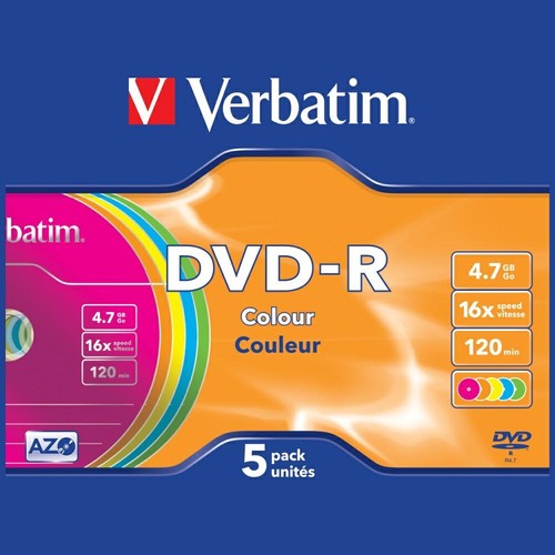 Verbatim dvd gb - dvd-r, 4,7