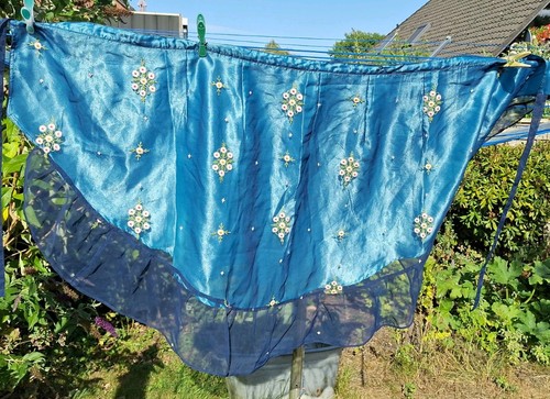 Blauer wickelrock lagen - blauer, 2