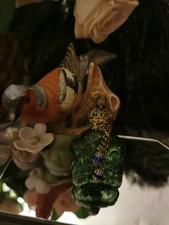 " SCHMUCKFLACON  "   5ML LEERE PARFÜMFLACON  ANTIQUEN ART DECO  VINTAGE