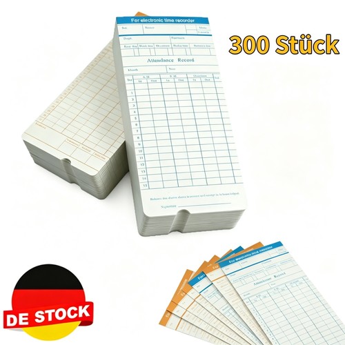 300 stück stempelkarten für - 300,