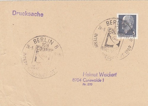 Berlin sonderstempel - berlin, 4,