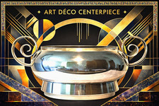 ART DECO SILBER PRUNKSCHALE
