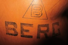 Alter echt Leder Boxsack Berg vintage