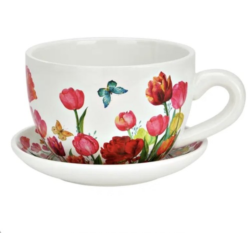 Pflanztasse aus keramik mit - aus,