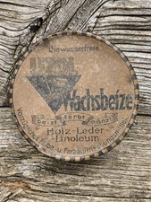 Alte Dose , Blechdose , Wasserfreie Wachsbeize, Holz Leder Linoleum Georg Utz 