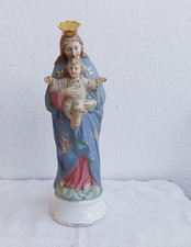 Heilige Madonna mit Kind -Mutter Gottes Maria -ca 31 cm. Gips-Stuck-Bisquitporz