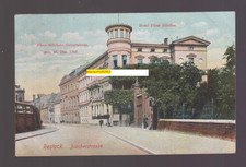 A 276/AK Rostock "Blücherstrasse mit Hotel Fürst Blücher" 1906