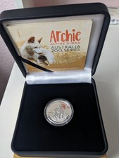 1 Oz Australien Zoo Archie Alpine Dingo Silbermünze 2017 HighRelief sehr selten!