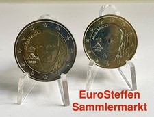 1 Euro und  2 Euro Monaco