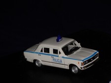 Welly Fiat 125P  Polizei  Kartonversand Send.Nr.