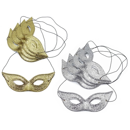Glitzer augenmasken karneval - glitzer, /