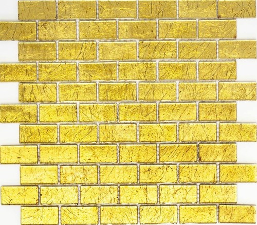 Glasmosaik gold mosaikfliese - glasmosaik,