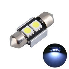 2x LED 31 mm Soffitten Innenraum Beleuchtung weiß 12V PKW Auto