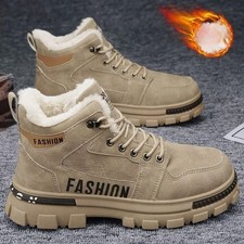 2025 Herren Schneestiefel Warme Winterschuhe Stiefel Gefüttert Sneaker Schuhe
