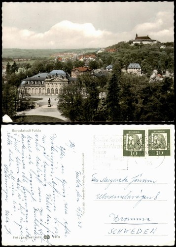 Ansichtskarte fulda blick - fulda,