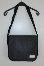 NEU Große Umhängetasche Umschlagtasche vorne Filz grau
