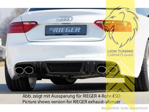 Rieger heckansatz heckspoiler - heckansatz,