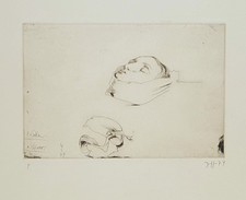 Horst Janssen /Radierung/ 1974