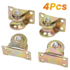 Seilrolle Blockseilrolle 4 Stk U-Nut Rollenrad Umlenkrolle Hebekran Seilrolle