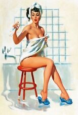 50er Bad Elfgren Pin Up Girl