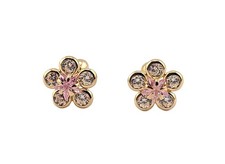 14K Gold Blume Ohrstecker
