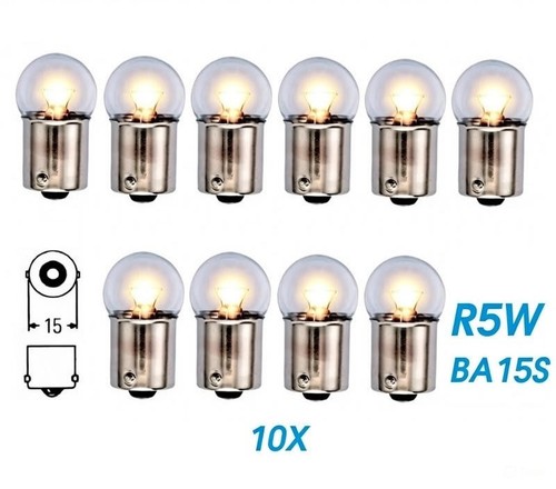 10x r5w ba15s - 12v, 5w