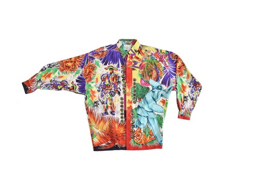 Gianni versace silk - silk, shirt