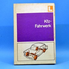 Kfz-Fahrwerk 4. Auflage 1984 Reparaturanleitung DDR transpress Lehrbuch