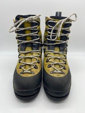 #SE3070# hochwertige Scarpa Cerro Torre Bergsteiger Wanderschuhe Gr.41,5 grün