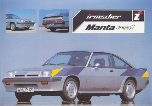 Opel manta irmscher real - opel, b