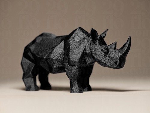 Rhino decor figurine - decor, |
