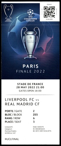 Ticket 2022 liverpool vs - fc,