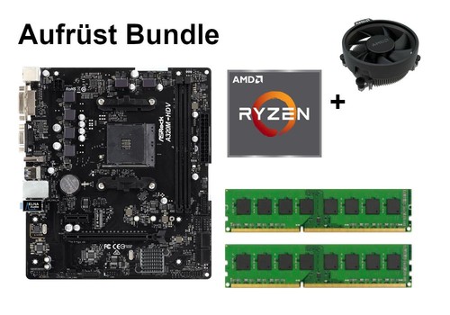 Bundle asrock a320m hdv - bundle, +