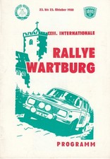 Buch: XXIII. internationale Rallye Wartburg Programm, 1980, 23. bis 25. Oktober