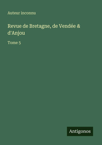 Auteur inconnu revue de - |,