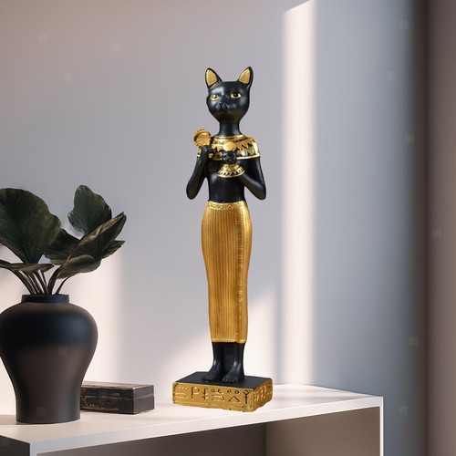 ägyptische katzenstatue gott - katzenstatue,